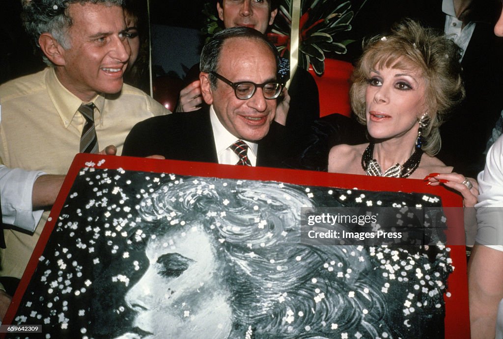Gerald Rosenberg Joan Rivers and husband Edgar Rosenberg circa 1983 in New York City ...