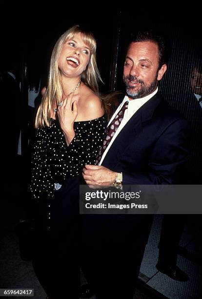 Christie Brinkley and Billy Joel circa 1993 in New York City.