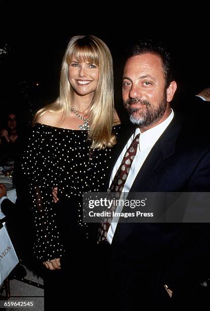 Christie Brinkley and Billy Joel circa 1993 in New York City.