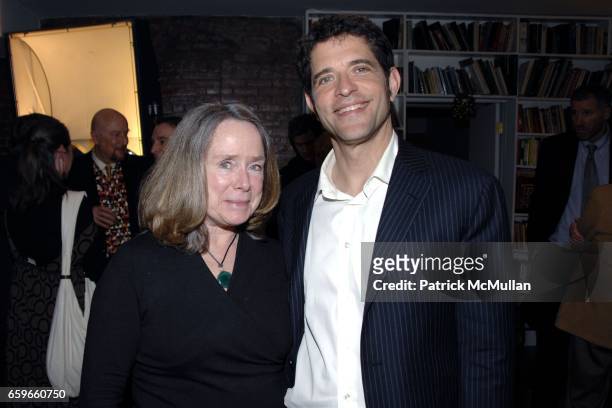 Elizabeth Delude-Dix, Brad Gooch attend Patricia Bosworth and Joel Conarroe host party for BRAD GOOCH'S new book "FLANNERY: A LIFE OF FLANNERY...