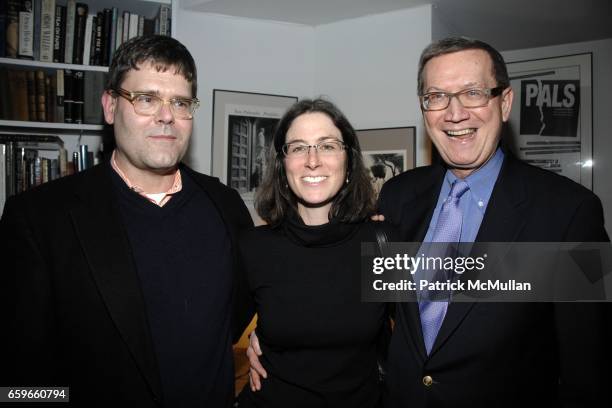 George Hodgman, Jennifer Barth, Wayne Lawson attend Patricia Bosworth and Joel Conarroe host party for BRAD GOOCH'S new book "FLANNERY: A LIFE OF...