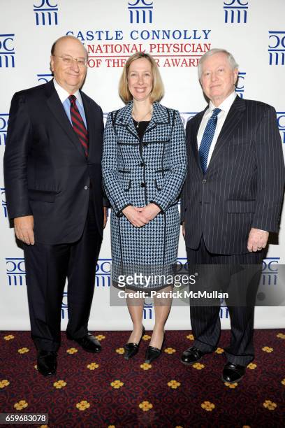 John K. Castle, Dr. Carol R. Bradford and Dr. John J. Connolly attend CASTLE CONNOLLY Medical Ltd. Presents NATIONAL PHYSICIAN OF THE YEAR AWARDS at...