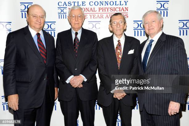 John K. Castle, Dr. Jeremiah Barondess, Dr. Arthur Hull Hayes and Dr. John J. Connolly attend CASTLE CONNOLLY Medical Ltd. Presents NATIONAL...