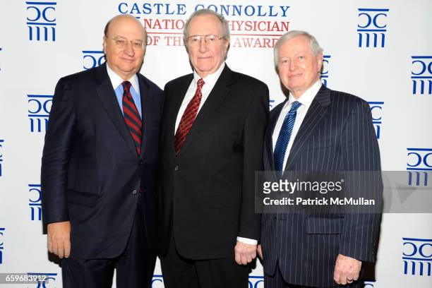 John K. Castle, Dr. Emil J. Freireich and Dr. John J. Connolly attend CASTLE CONNOLLY Medical Ltd. Presents NATIONAL PHYSICIAN OF THE YEAR AWARDS at...