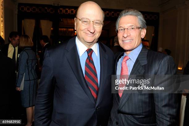 John K. Castle and Dr. James Orsini attend CASTLE CONNOLLY Medical Ltd. Presents NATIONAL PHYSICIAN OF THE YEAR AWARDS at 145 W 44 on March 23, 2009...