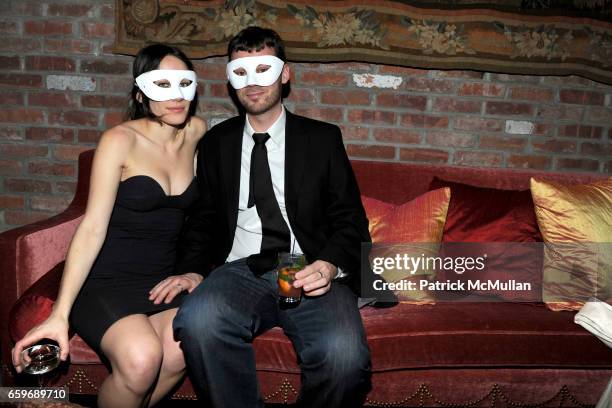 Violet Gaynor and David Nugent attend PRIMAVERA A VENEZIA at The Bowery Hotel on March 27, 2009 in New York City.