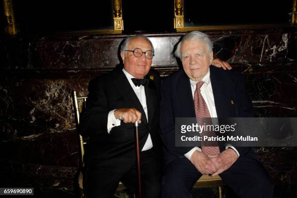 Martin Segal and Andy Rooney attend LINCOLN CENTER INSTITUTE Annual Benefit Gala at Cipriani 42nd Street on March 11, 2009 in New York City.