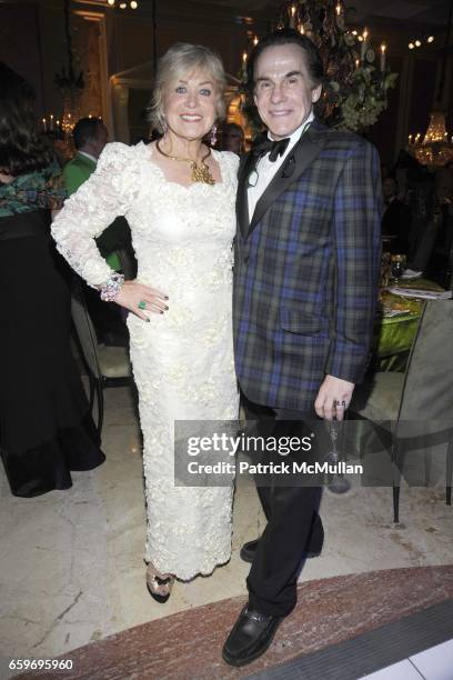 Yanou Collart and R. Couri Hay attend LARRY HERBERT 80TH Birthday Celebration at The Breakers Palm Beach on March 28, 2009 in Palm Beach, Florida.