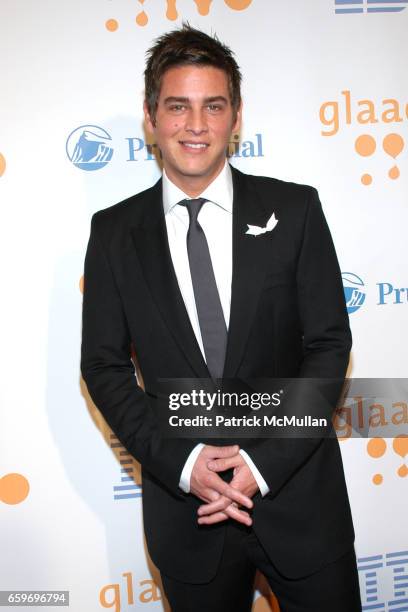 Trevor Wright attends 20th Annual GLAAD MEDIA AWARDS to Honor TYRA BANKS and SUZE ORMAN at Marriott Marquis on March 28, 2009 in New York City.