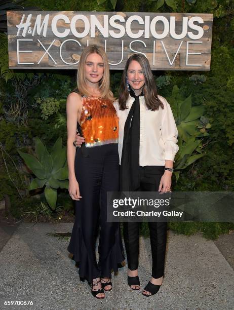 Model Natalia Vodianova and H&M's Ann-Sofie Johansson host the H&M Conscious Exclusive Dinner at Smogshoppe on March 28, 2017 in Los Angeles,...