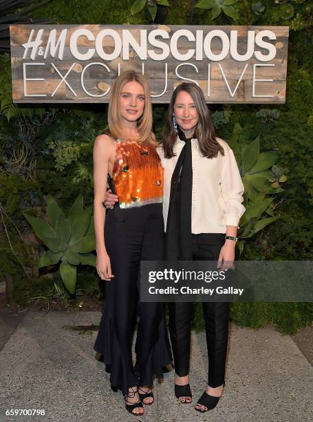 Model Natalia Vodianova and H&M's Ann-Sofie Johansson host the H&M Conscious Exclusive Dinner at Smogshoppe on March 28, 2017 in Los Angeles,...