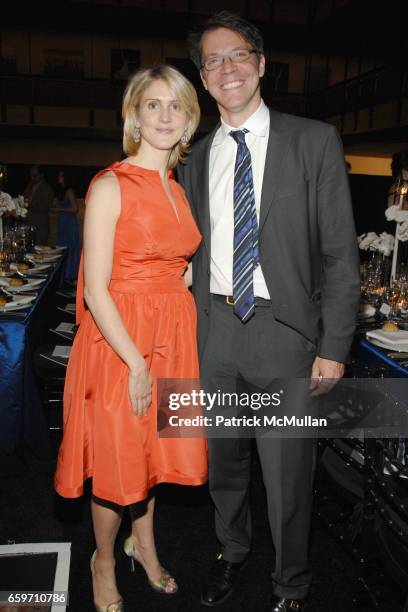 Hannah McFarland and Hugo Lindgren attend THE SCHOOL OF AMERICAN BALLET Winter Ball 2009 at David H. Koch Theater on March 9, 2009 in New York City.