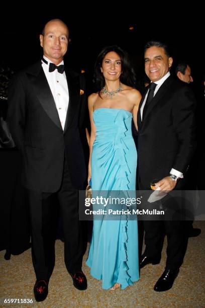 Prince Dmitri of Yugoslavia, Nazee Moinian and Joseph Moinian attend Third Annual NORUZ AT THE MET Gala at Metropolitan Museum of Art on March 12,...