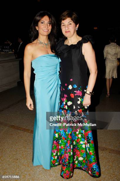 Nazee Moinian and Sharmin Mossavar-Rahmani attend Third Annual NORUZ AT THE MET Gala at Metropolitan Museum of Art on March 12, 2009 in New York City.
