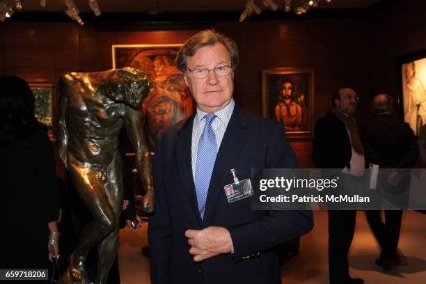 Jacques de la Beraudiere attends TEFAF The European Fine Art Fair Maastricht 2009 Preview at Maastricht Exhibition & Congress Centre on March 12,...