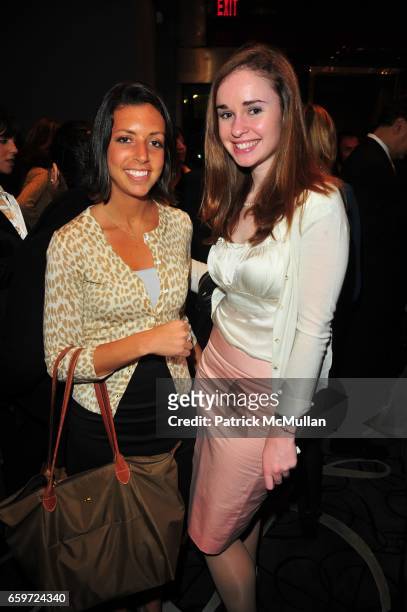 Hannah Buchsbaum and Stephanie Chaisson attend Launch Celebration of DALYAH Diamonds From The Source at Dalyah N.Y.C. On March 26, 2009 in New York...