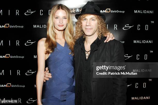 Linda Vojtova and David Bryan attend REAMIR & CO. Launch Party for their new "SIGNITURE PRODUCTS" & Performance by MICHAEL IMPERIOLI & LA DOLCE VITA...