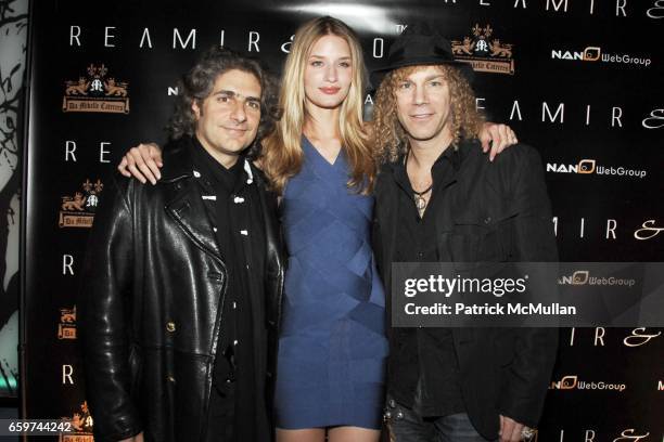 Michael Imperioli, Linda Vojtova and David Bryan attend REAMIR & CO. Launch Party for their new "SIGNITURE PRODUCTS" & Performance by MICHAEL...