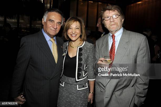 Tony Lo Bianco, Janice Kaplan and Gianni Bozzacchi attend PARADE MAGAZINE and S.I. Newhouse Jr. Honor Walter Anderson at The 4 Seasons Grill Room on...