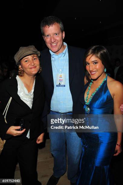 Saskia Kilcher, Chris Moore and Q'orianka Kilcher attend HISTORY hosts preview of THE PEOPLE SPEAK at Jazz at Lincon Center Rose theater NYC on...