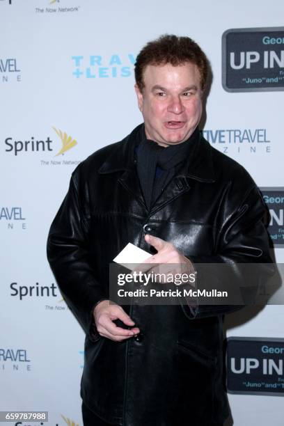 Robert Wuhl attends TRAVEL + LEISURE Host a Special Screening of PARAMOUNT PICTURES': UP IN THE AIR at Paris Theatre on November 5, 2009 in New York.