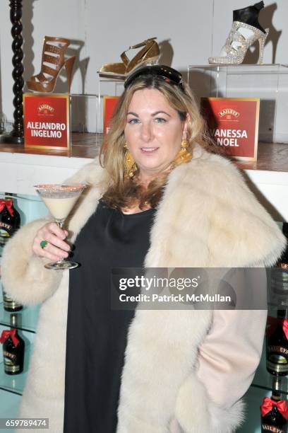 Vanessa Noel attends BAILEYS Holiday Shoe Shop Launch at 421 West Broadway on November 4, 2009 in New York City.