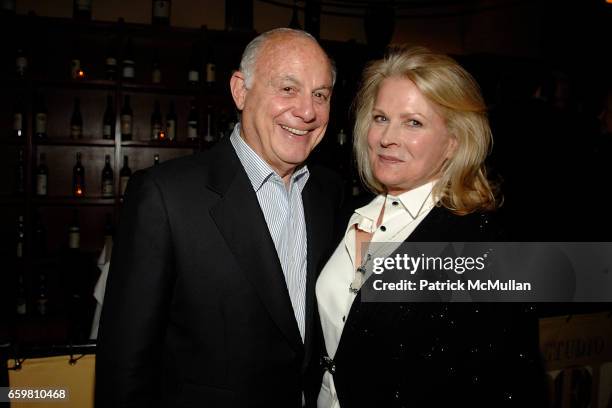 Marshall Rose and Candice Bergen attend LINDA and MORT JANKLOW 49th Wedding Anniversary at Wine Restaurant on November 27, 2009 in New York City.