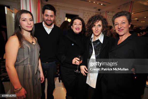 Stephanie Cozzi, Brian Reyes, Nicole Fischelis, Federica Boido and Bridgette Bensimon attend Ivanka Trump Celebrates the Debut of BOIS BLANC Alexa...