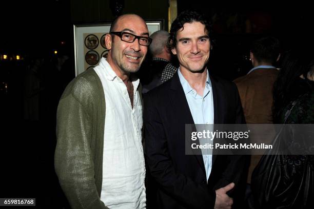 John Ventimiglia and Billy Crudup attend THE CINEMA SOCIETY & A DIAMOND IS FOREVER host the after party for "THE PRIVATE LIVES OF PIPPA LEE" at Ace...