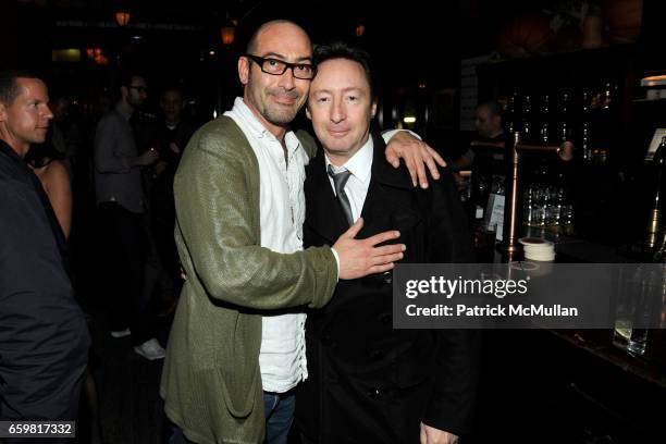 John Ventimiglia and Julian Lennon attend THE CINEMA SOCIETY & A DIAMOND IS FOREVER host the after party for "THE PRIVATE LIVES OF PIPPA LEE" at Ace...