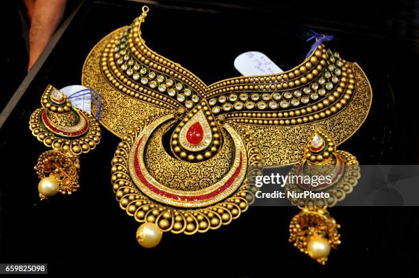 All India Gems and Jewellery Trade Federation organized The Gems &amp; Jewellery India International Exhibition 2017 all India Top Labels jewellery...