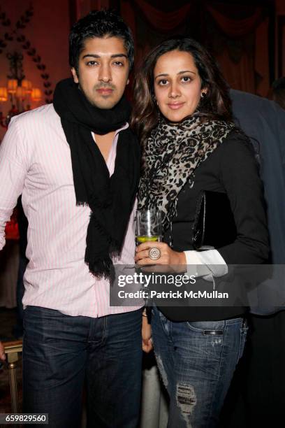 Kabir and Abba attend ASSOULINE Announces TO INDIA WITH LOVE: FROM NY TO MUMBAI at The Pierre on November 4, 2009 in New York City.