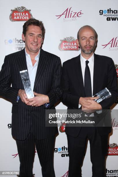 Tim Bevan and Eric Fellner attend IFP's 19th Annual Gotham Independent Film Awards at Cipriani, Wall Street on; November 30, 2009 in New York City.