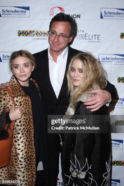 Mary Kate Olsen, Bob Saget and Ashley Olsen attend COOL COMEDY - HOT CUISINE GALA to Benefit SCLERODERMA RESEARCH FOUNDATION at Carolines on Broadway...