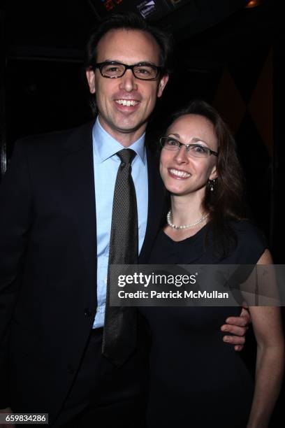 Michael O'Brien and Beata O'Brien attend COOL COMEDY - HOT CUISINE GALA to Benefit SCLERODERMA RESEARCH FOUNDATION at Carolines on Broadway on...