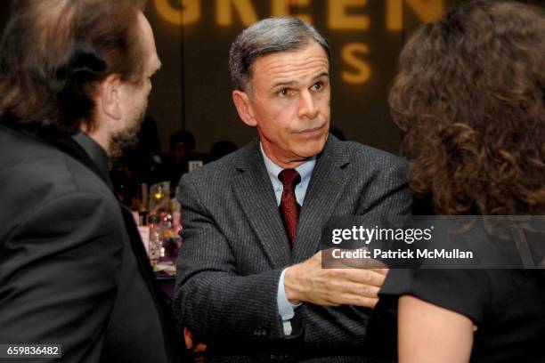 Brian Cox, Tony Plana and Nicole Ansari-Cox attend GLOBAL GREEN USA presents the 10th ANNUAL SUSTAINABLE DESIGN AWARDS at Pier Sixty at Chelsea Piers...