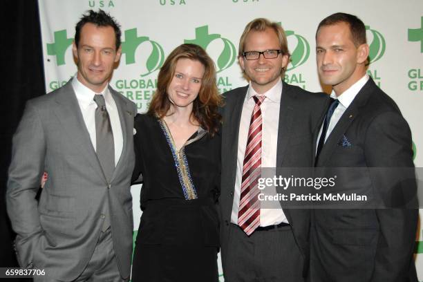 Sebastian Copeland, Justine Musk, Matt Petersen and Mikhail La Pushner attend GLOBAL GREEN USA presents the 10th ANNUAL SUSTAINABLE DESIGN AWARDS at...