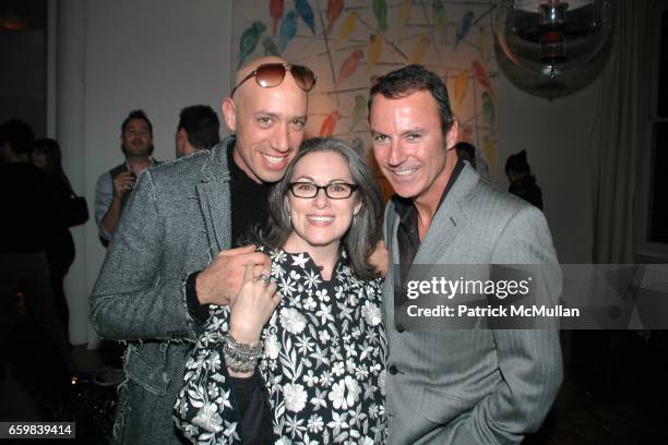 Robert Verdi, Pam Sommers and Colin Cowie attend THE SOCIETY PRESENTS: POP: The Genius of ANDY WARHOL hosted by Naeem and Ranjana Khan at 129 Spring...