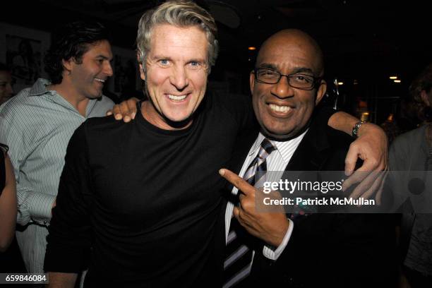 Donny Deutsch and Al Roker attend Book Party for JILL MARTIN'S FASHION FOR DUMMIES at Fresco On The Go on November 12, 2009 in New York.