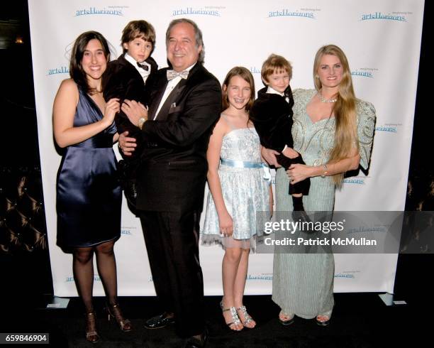 Eliana Lane, Leanord Lane, Stewart F. Lane, Leah Lane, Franklin Lane and Bonnie Comley attend The PAUL NEWMAN AWARD Bestowed to STEWART F. LANE and...