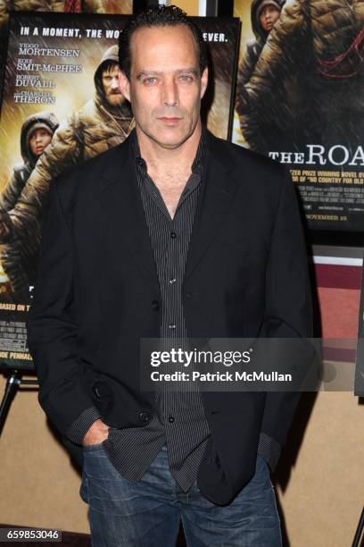 Sebastian Junger attends DIMENSION FILMS and 2929 PRODUCTIONS Present THE NEW YORK PREMIERE of "The Road" on November 16, 2009.