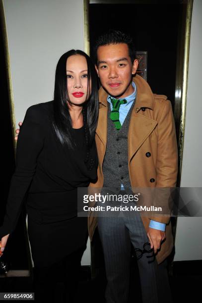 Eva Chow and Jim Shi attend MR CHOW 30th Anniversary Celebration at MR CHOW on November 3, 2009 in New York City.