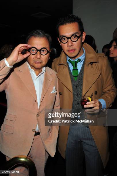 Michael Chow and Jim Shi attend MR CHOW 30th Anniversary Celebration at MR CHOW on November 3, 2009 in New York City.