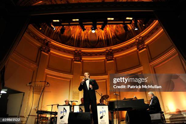 Mark McVey and Marvin Hamlisch attend "LIGHTYEARS" Lighthouse International Salutes the Arts at The Plaza Hotel on November 10, 2009 in New York City.