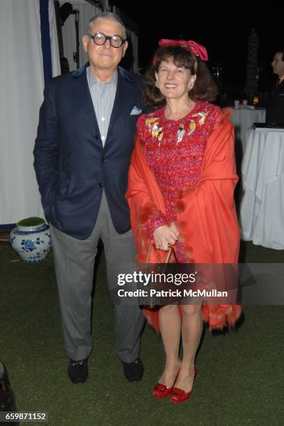 Michael Tannenbaum and Suzanne Tannenbaum attend Lorenz Baumer Private Dinner in Celebration of his Paris Fine Jewelry Collection at The London West...