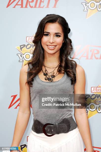 Josie Loren attends Variety's 3rd Annual POWER OF YOUTH Event at Paramount Studios on December 5, 2009 in Hollywood, CA.