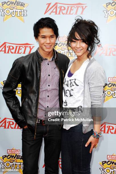 Boo Boo Stewart and Fivel Stewart at Variety's 3rd Annual POWER OF YOUTH Event at Paramount Studios on December 5, 2009 in Hollywood, CA.