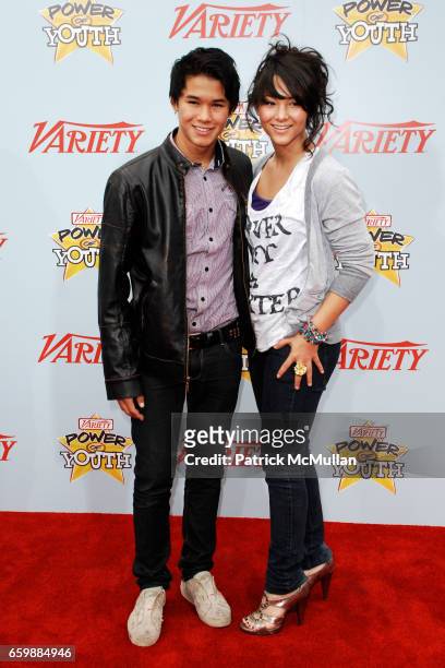 Boo Boo Stewart and Fivel Stewart at Variety's 3rd Annual POWER OF YOUTH Event at Paramount Studios on December 5, 2009 in Hollywood, CA.