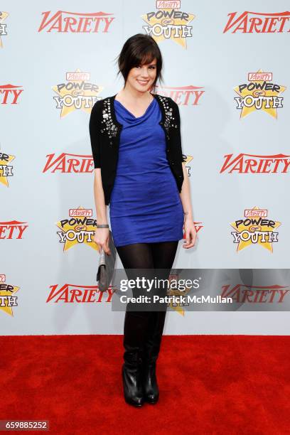 Chelsea Hobbs attends Variety's 3rd Annual POWER OF YOUTH Event at Paramount Studios on December 5, 2009 in Hollywood, CA.