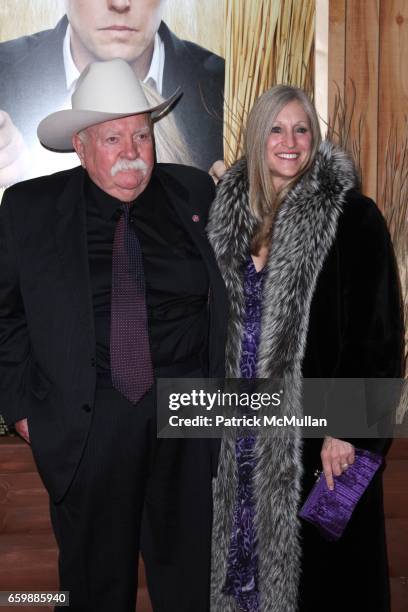 Wilford Brimley and Beverly Brimley attend COLUMBIA PICTURES Presents the New York Premiere of, DID YOU HEAR ABOUT THE MORGANS at Ziegfeld Theatre on...